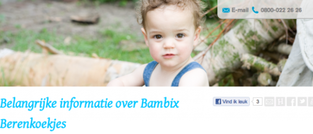 Bambix informs customers via 0800 number